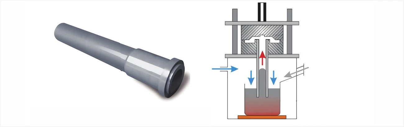 Silicon Nitride Riser Tube Application